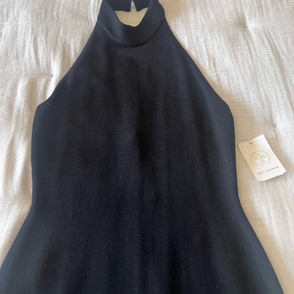Gorgeous St. John Knit Halter Dress - Picture 2 of 4